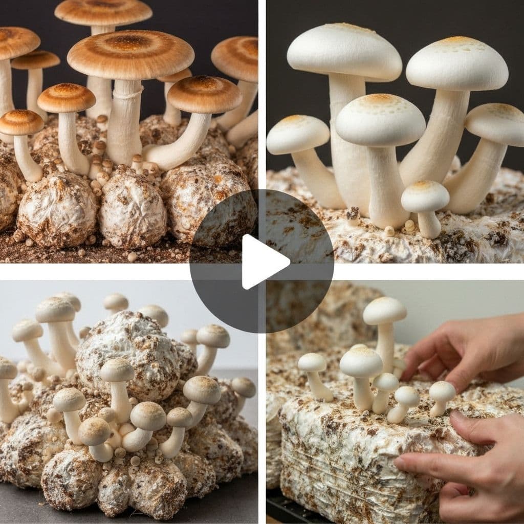Mushroom cultivation launch visual