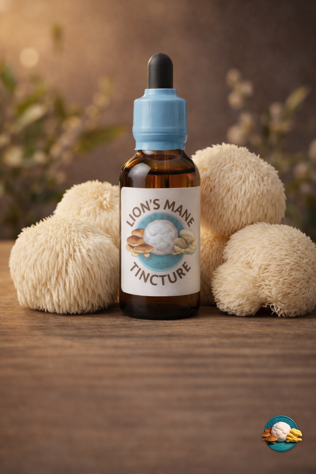 Lion's Mane Cognitive Tincture — dual-extract from fruiting body