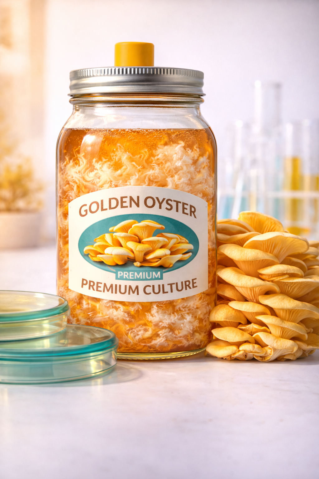 Golden Oyster Premium Culture